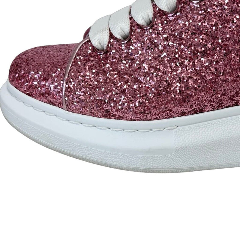 Alexander McQueen Oversized Glitter Sneakers - Size 38.5