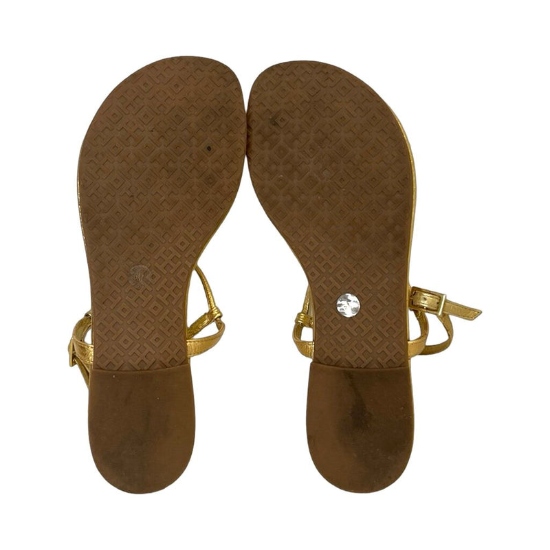 Tory Burch Metallic Sandals - Size 6