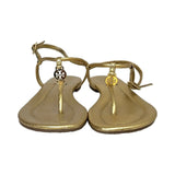 Tory Burch Metallic Sandals - Size 6