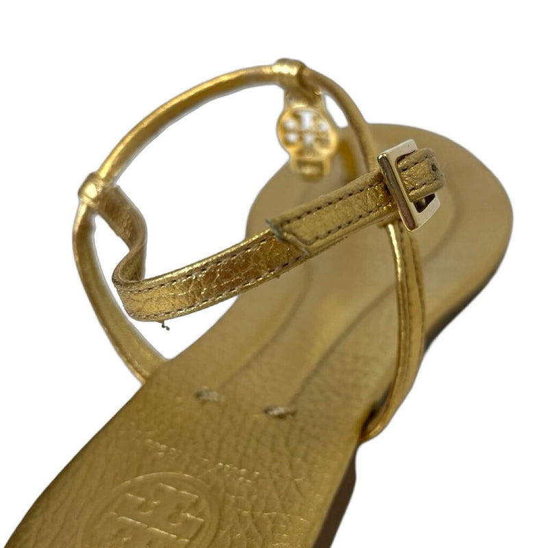 Tory Burch Metallic Sandals - Size 6