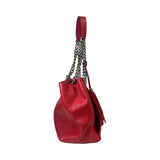 Mario Valentino Leather Studded Tote Bag