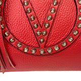Mario Valentino Leather Studded Tote Bag