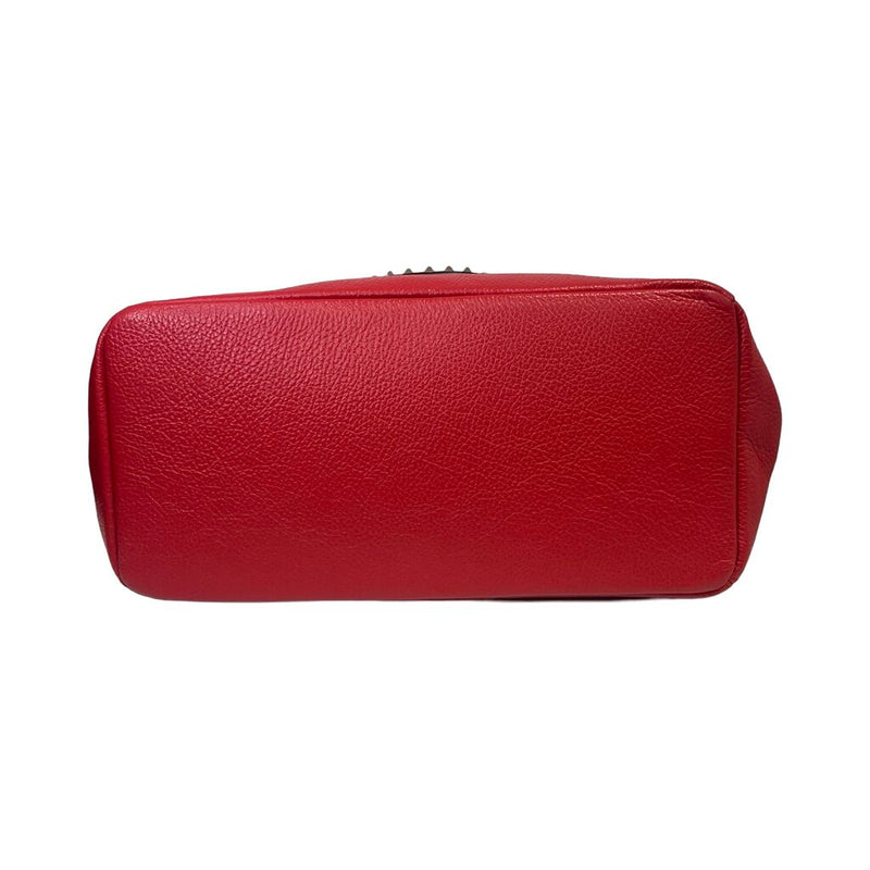 Mario Valentino Leather Studded Tote Bag