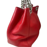Mario Valentino Leather Studded Tote Bag
