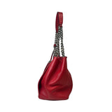 Mario Valentino Leather Studded Tote Bag