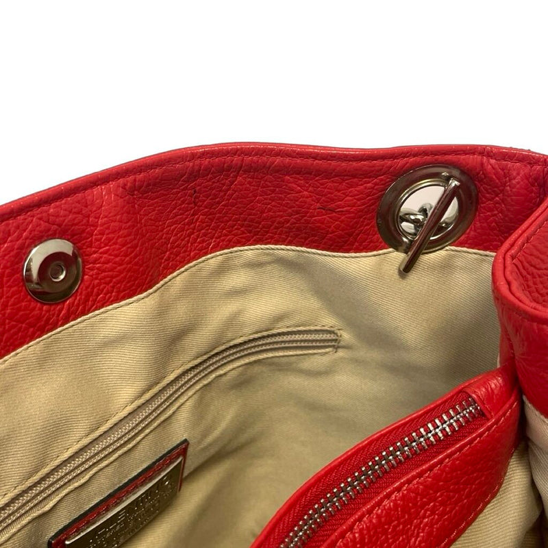Mario Valentino Leather Studded Tote Bag