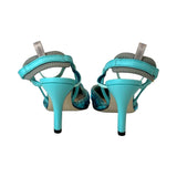 Fendi Blue "Colibrì" Slingback Heels - Size 37.5