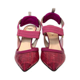 Fendi Pink "Colibrì" Slingback Heels - Size 37.5