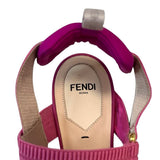 Fendi Pink "Colibrì" Slingback Heels - Size 37.5