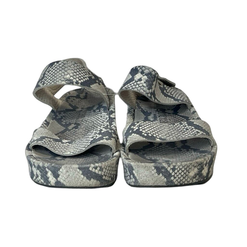 Pedro Garcia Snake Print Sandals - Size 39