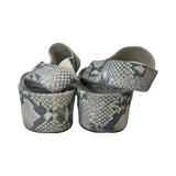 Pedro Garcia Snake Print Sandals - Size 39