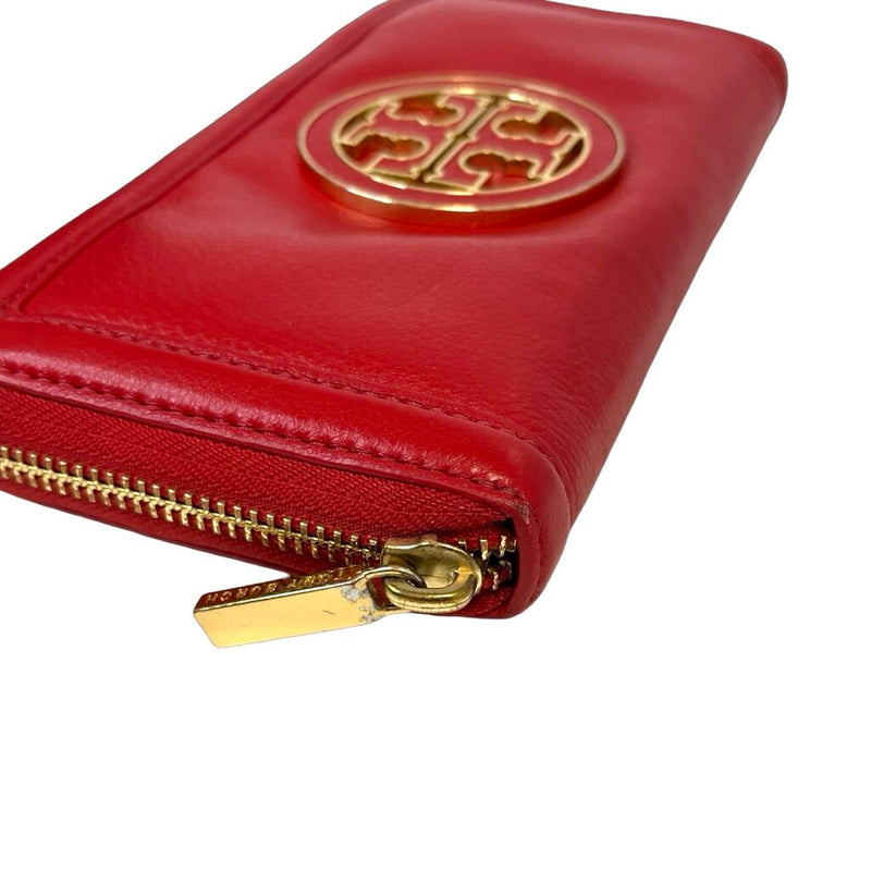 Tory Burch Zip Around Leather Wallet