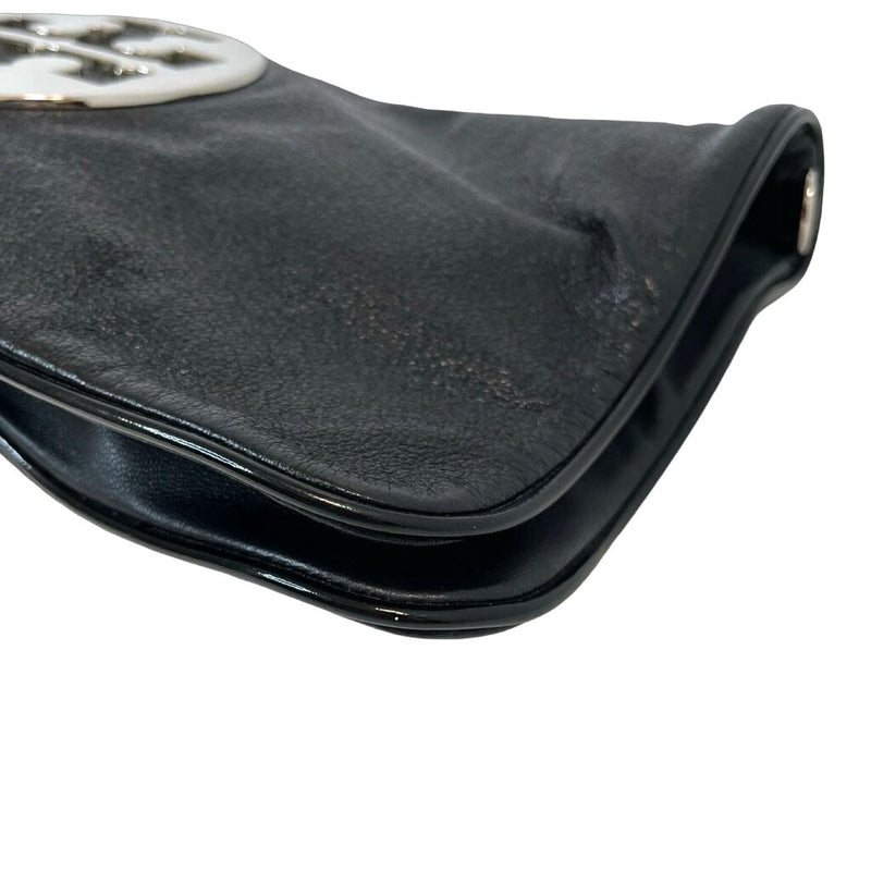 Tory Burch "Reva" Leather Clutch Bag