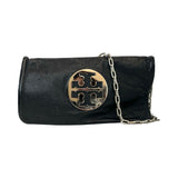 Tory Burch "Reva" Leather Clutch Bag