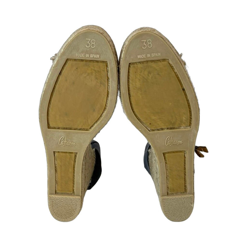 Castaner Denim Espadrille Wedges - Size 38