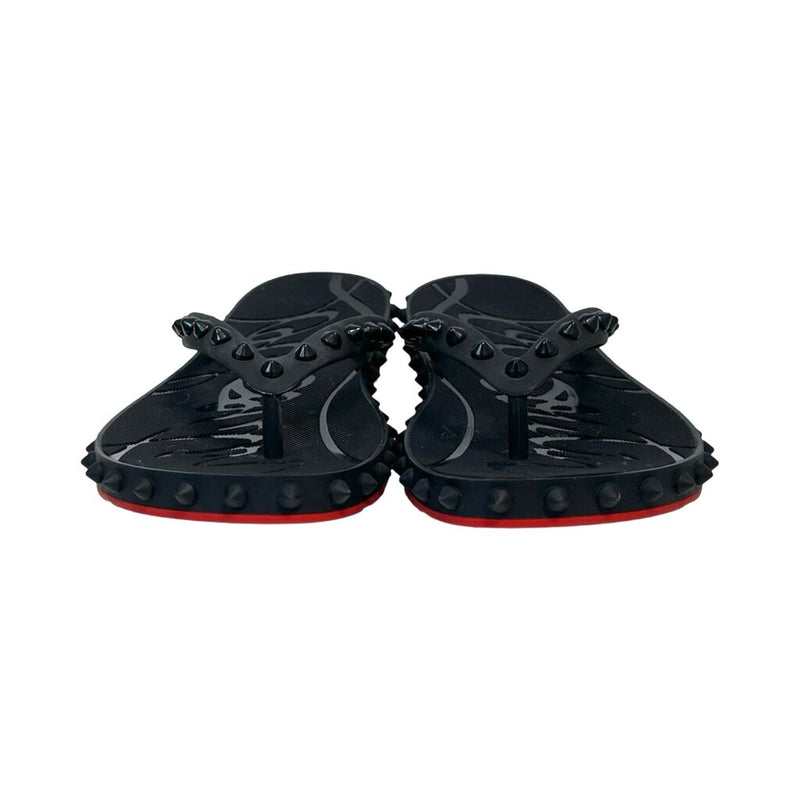 Christian Louboutin "Super Loubi Flip Flop" Sandals - Size 36