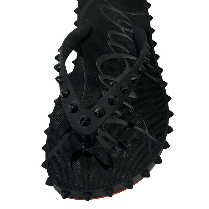 Christian Louboutin "Super Loubi Flip Flop" Sandals - Size 36