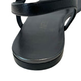 Chanel Leather T-Strap Sandals - Size 37.5