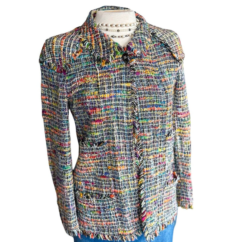Chanel Vintage Tweed Blazer - Size 40