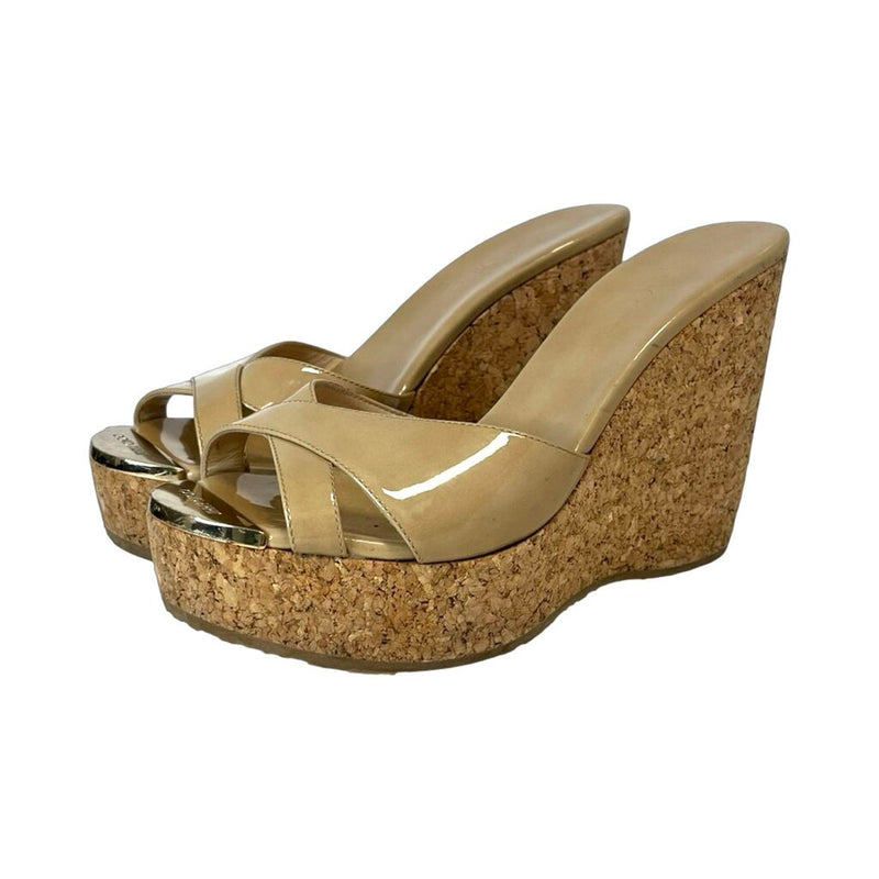 Jimmy Choo Cork Wedges - Size 36.5