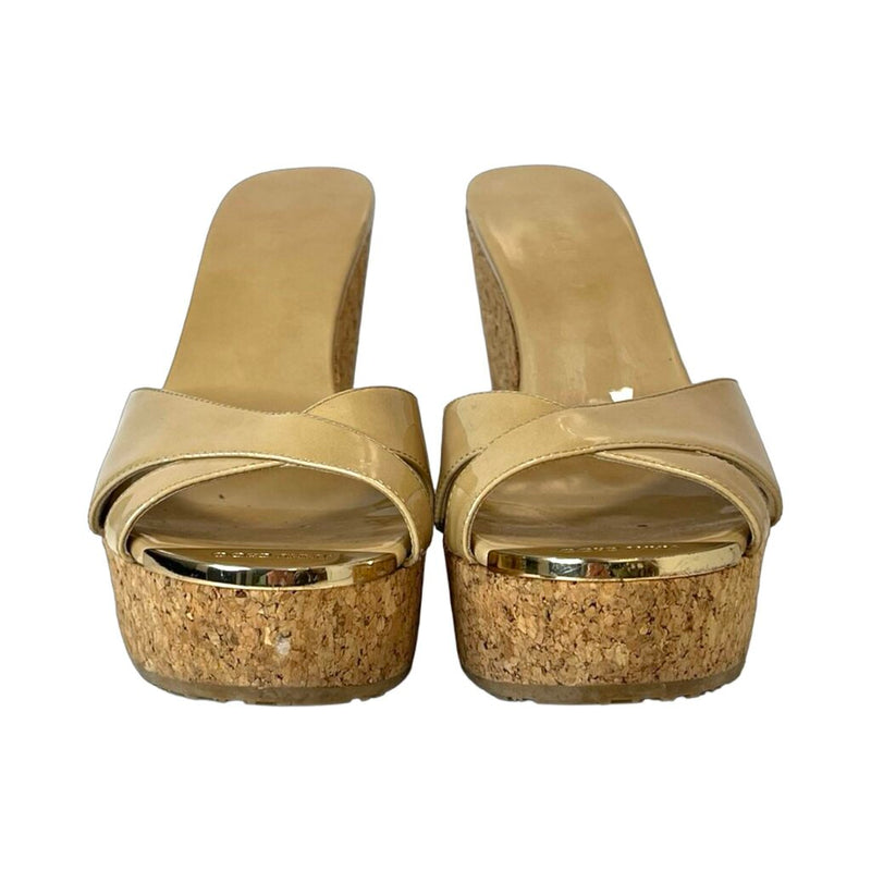 Jimmy Choo Cork Wedges - Size 36.5