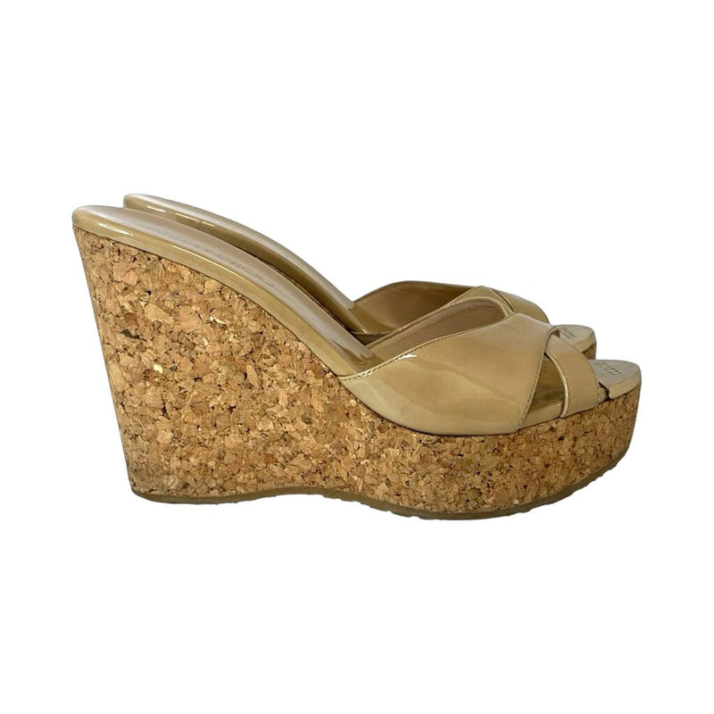 Jimmy Choo Cork Wedges - Size 36.5