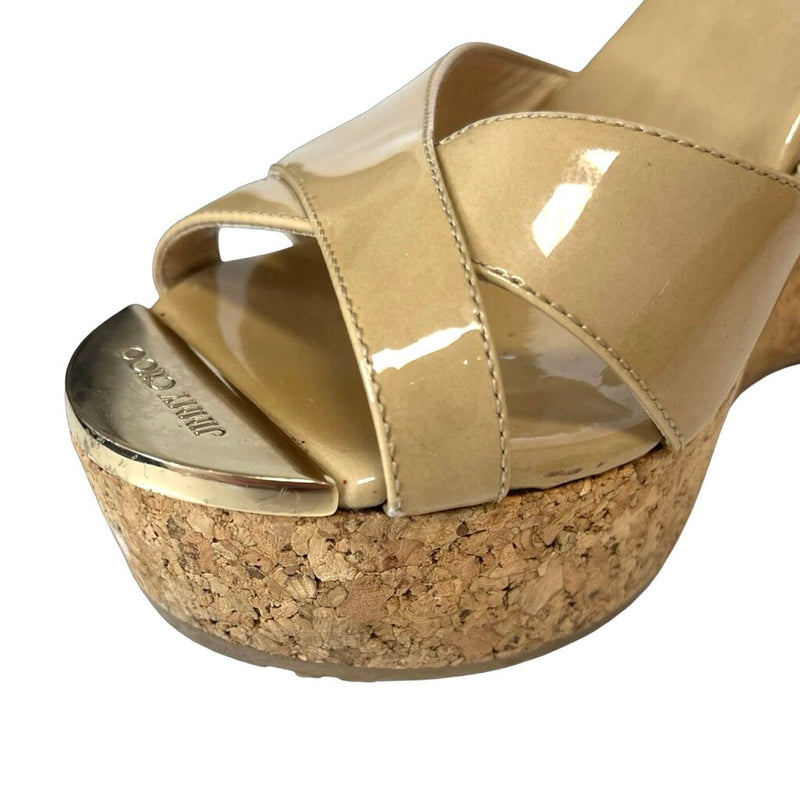 Jimmy Choo Cork Wedges - Size 36.5