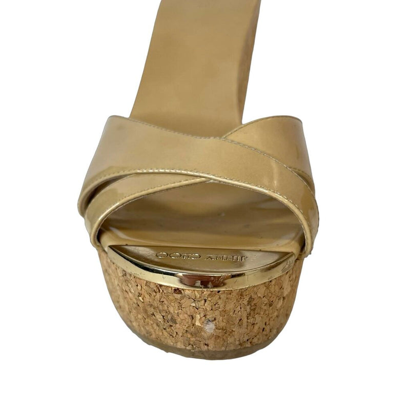 Jimmy Choo Cork Wedges - Size 36.5