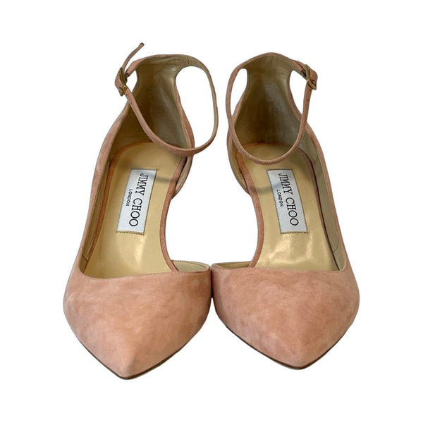 Jimmy Choo Suede Heels - Size 38.5