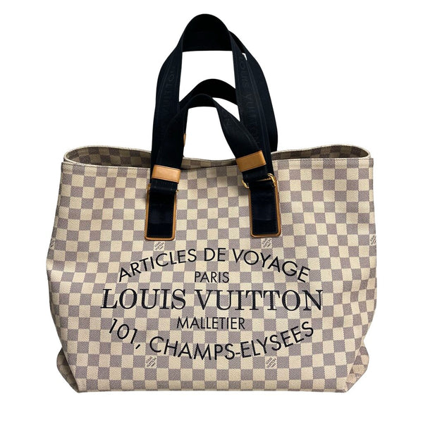 Louis Vuitton "Damier Azur Beach Cabas GM" Bag
