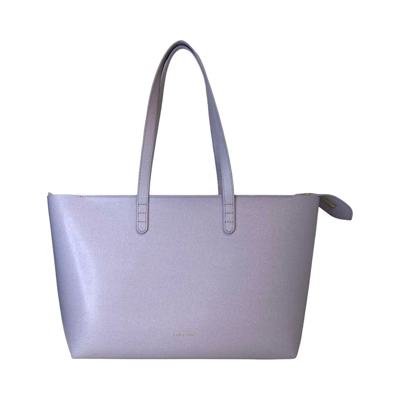 Mansur Gavriel Purple Leather Tote Bag