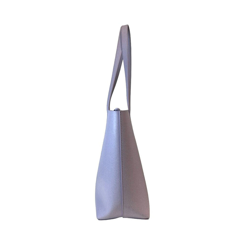 Mansur Gavriel Purple Leather Tote Bag