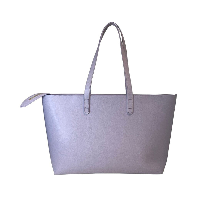 Mansur Gavriel Purple Leather Tote Bag