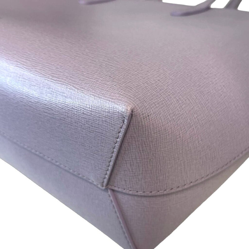 Mansur Gavriel Purple Leather Tote Bag