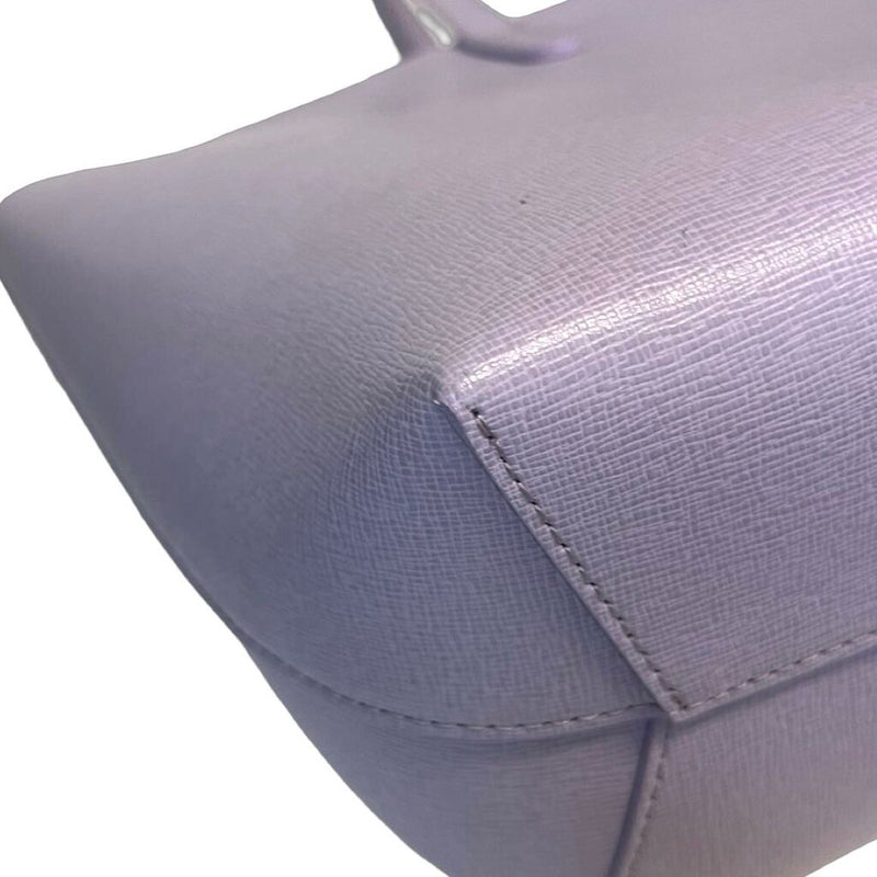 Mansur Gavriel Purple Leather Tote Bag