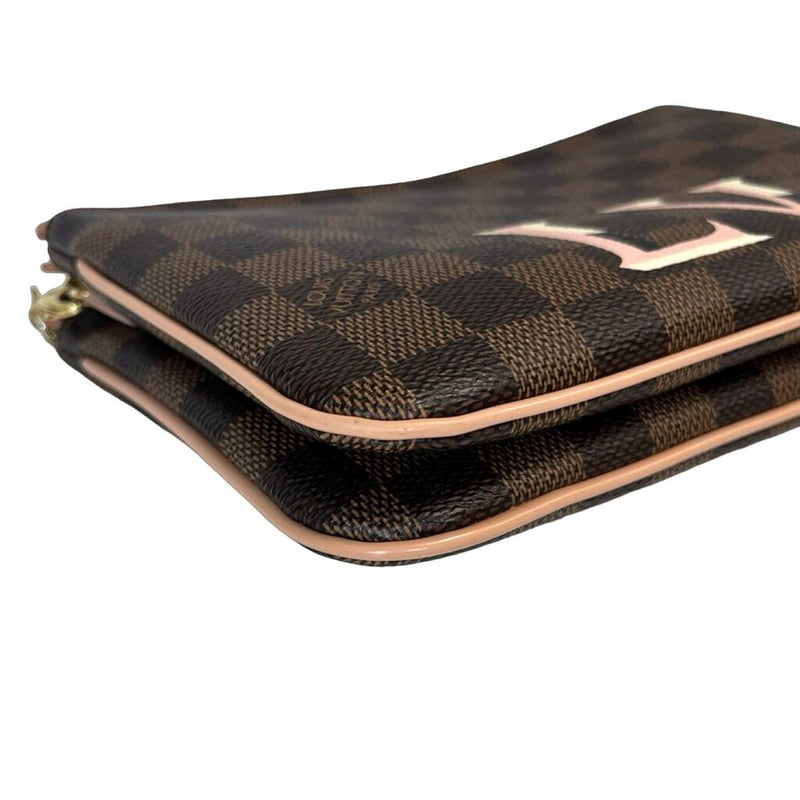 Louis Vuitton "Double Zip Pochette" Bag