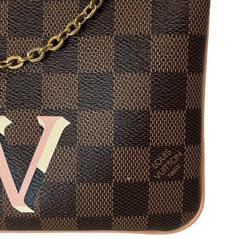 Louis Vuitton "Double Zip Pochette" Bag