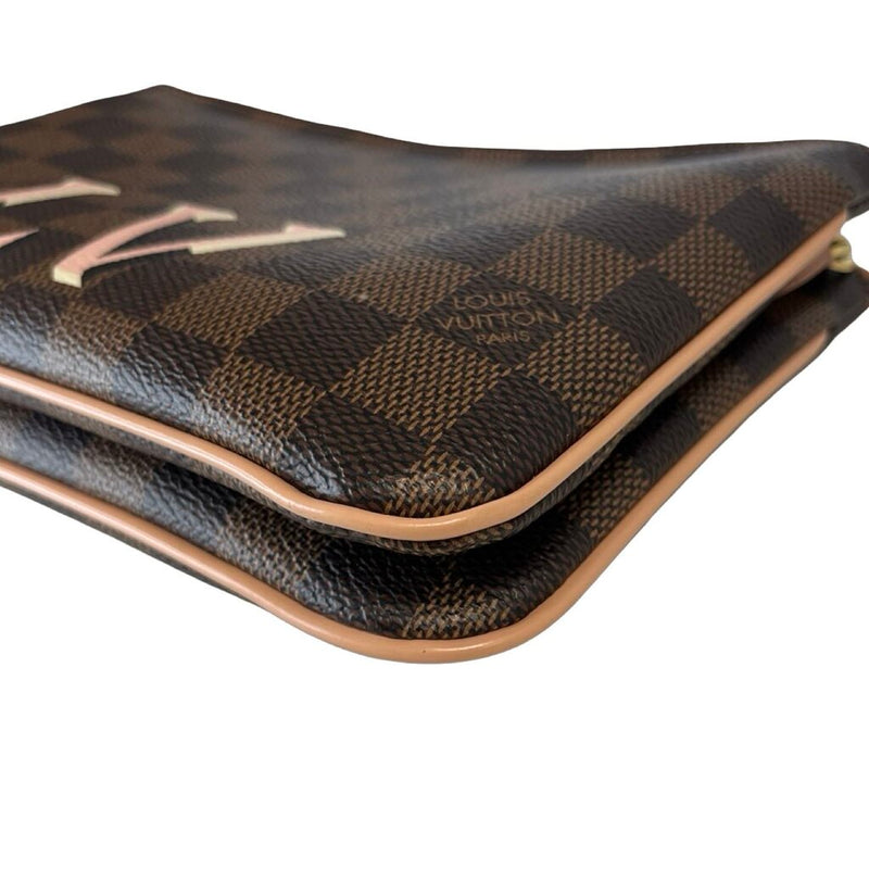 Louis Vuitton "Double Zip Pochette" Bag