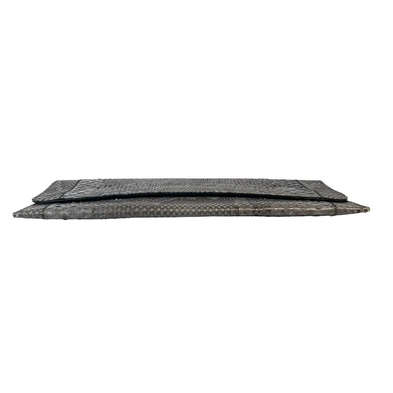 Carlos Falchi Snake Print Clutch Bag