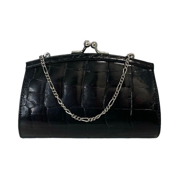 Judith Leiber Mini Crocodile Bag