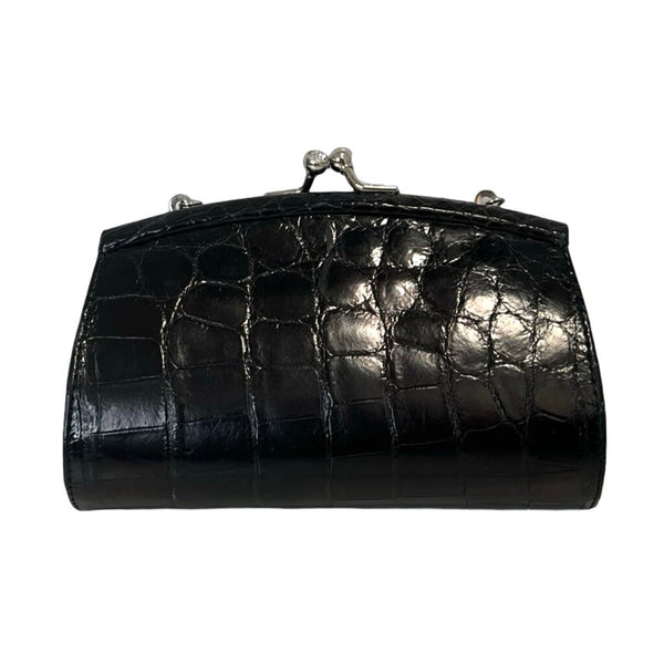 Judith Leiber Mini Crocodile Bag