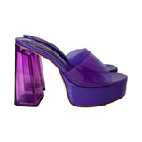 Larroude "Dolly Vinyl Platform" Heels - Size 7.5