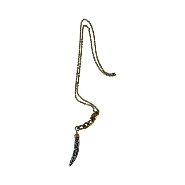 Beltshazzar Tusk Shape Pendant Necklace