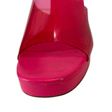 Larroude Platform PVC Heels - Size 9.5