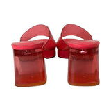 Larroude Platform PVC Heels - Size 9.5
