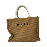Marni "Small Basket Woven Raffia Tote" Bag