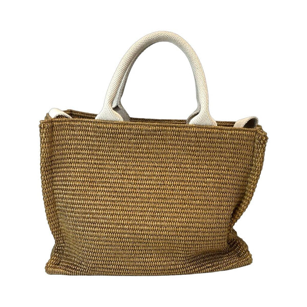 Marni "Small Basket Woven Raffia Tote" Bag