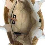 Marni "Small Basket Woven Raffia Tote" Bag