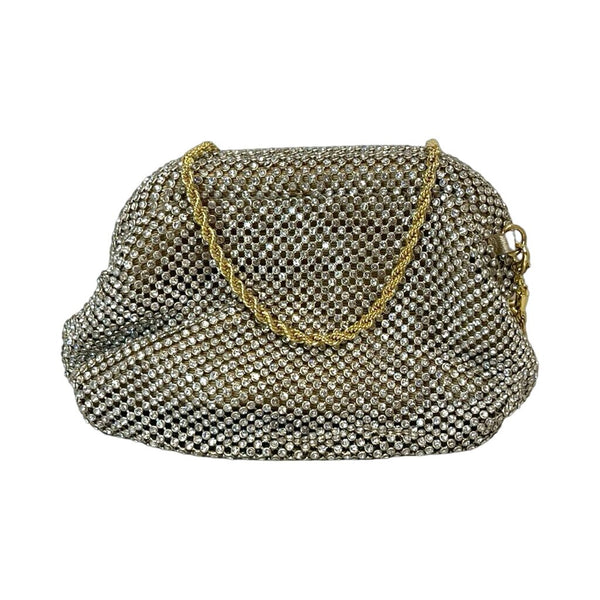 Loeffler Randall "Doreen Gold Diamanté Frame Pouch" Bag