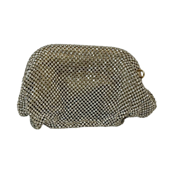 Loeffler Randall "Doreen Gold Diamanté Frame Pouch" Bag